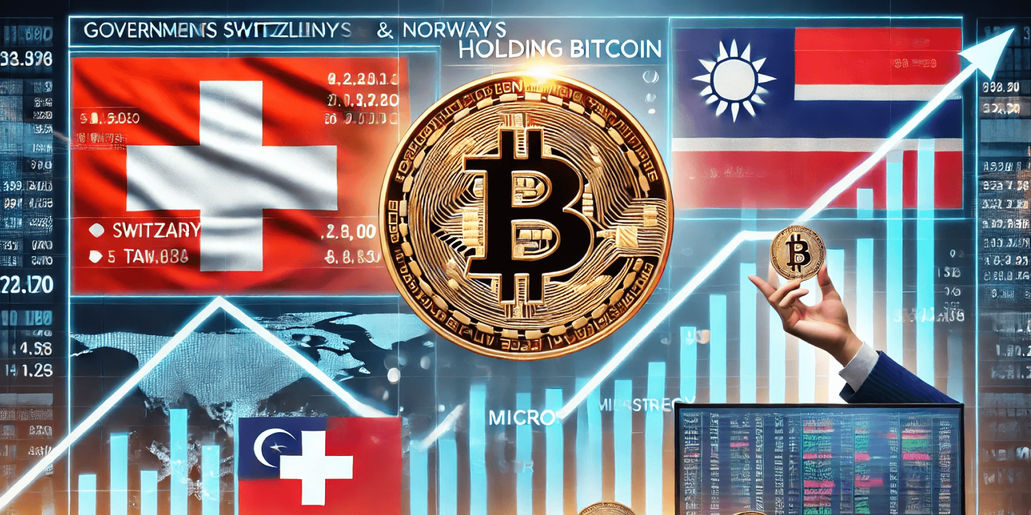 Bitcoin - Norway and Switzerland's holdings