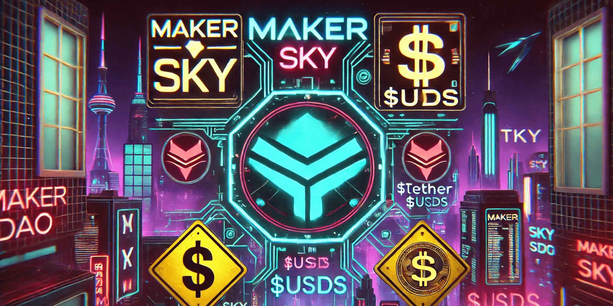 Maker 更名為 Sky 並推出新穩定幣 $USDS，但因其遠端凍結功能引發去中心化爭議。變天了！DeFi巨頭Maker改名Sky，新穩定幣USDS為何爆爭議？