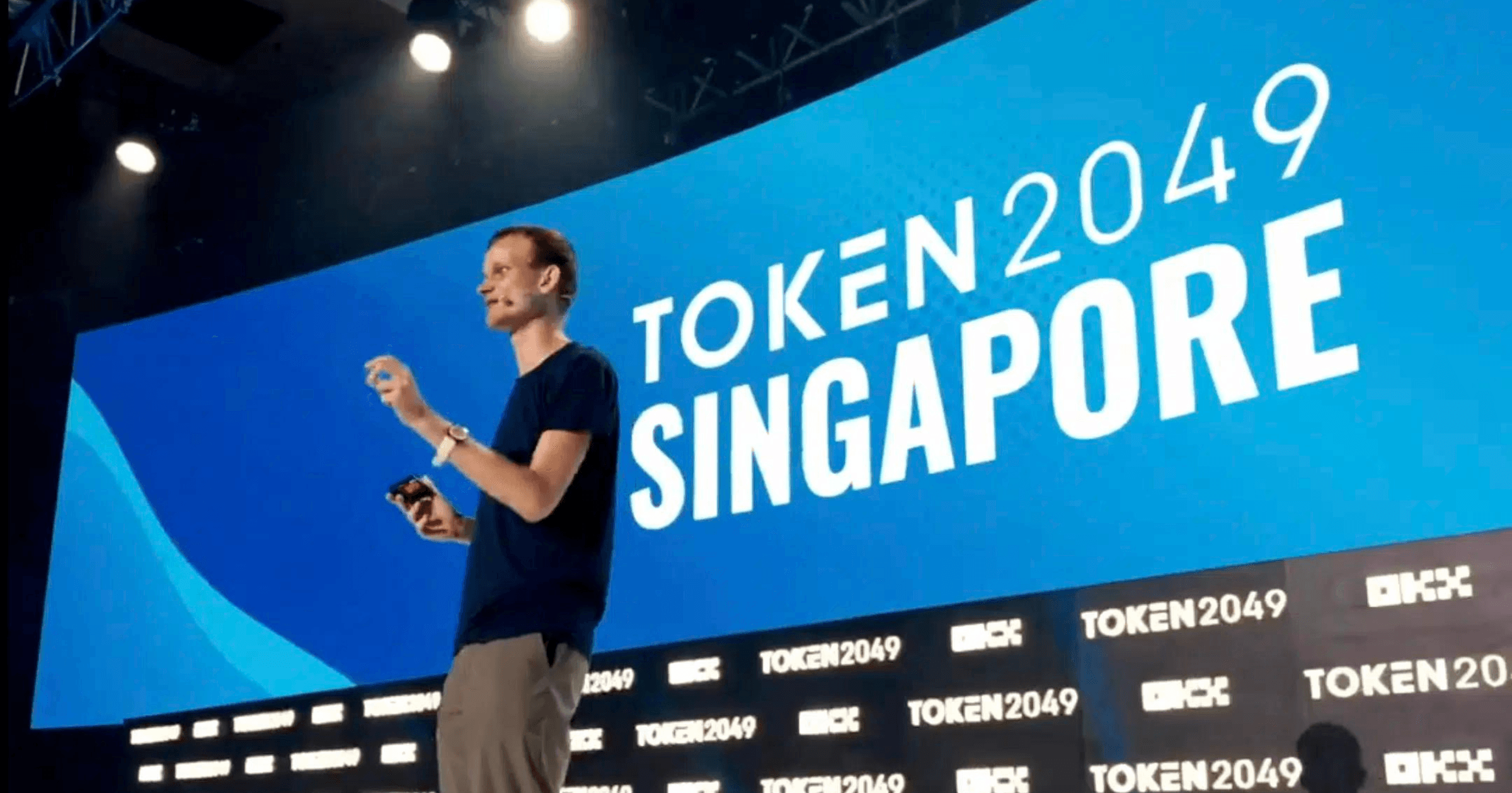 TOKEN2049現場嗨爆!V神突開唱天空之城,演講說了哪些重點?