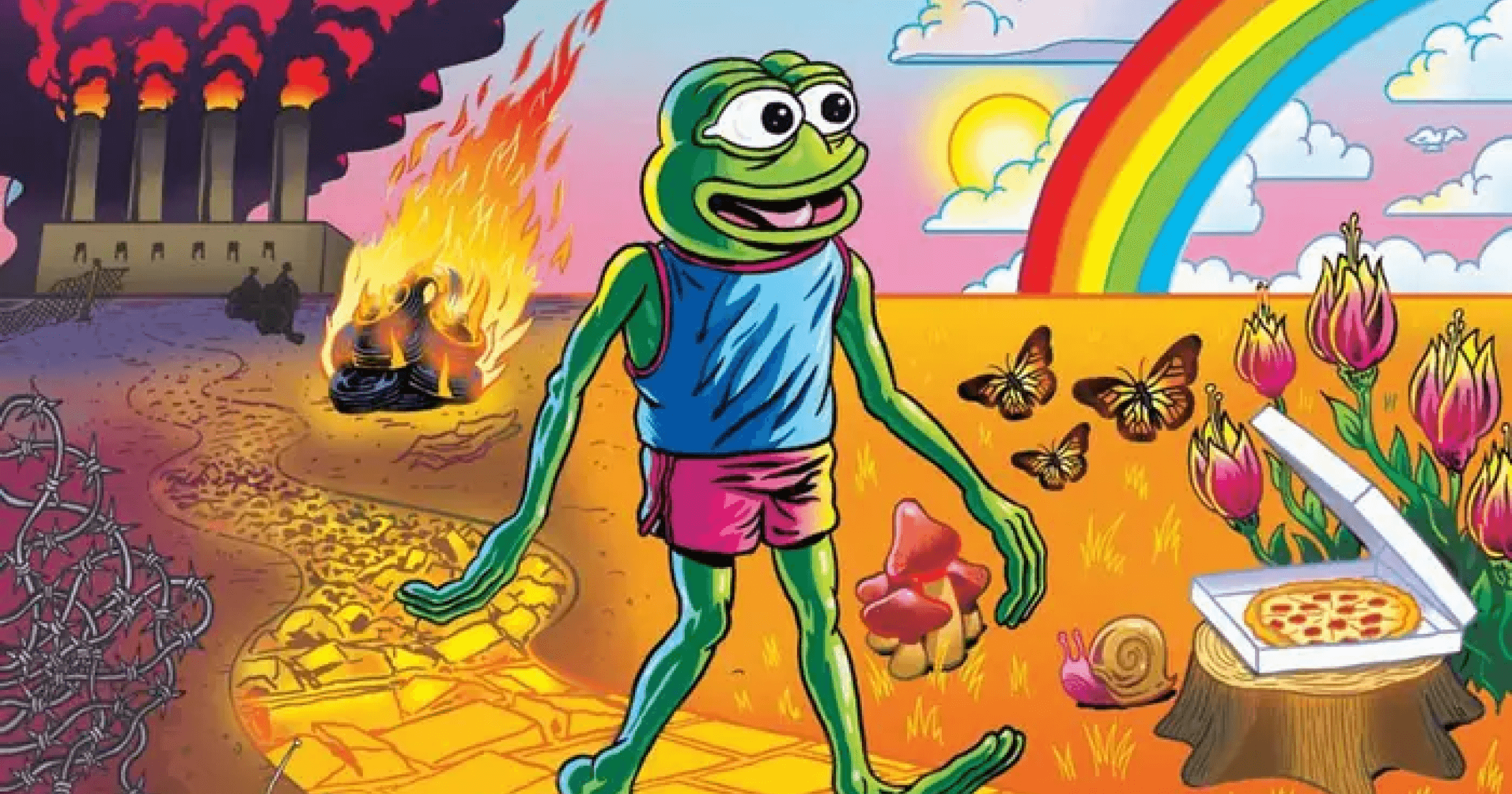 近日一個迷因幣「佩佩蛙」($PEPE)在加密貨幣市場上竄紅,短短三天內已經暴漲超過20,000%,總市值也突破了 1 億美元,吸引了不少想賺一筆的投資者。究竟佩佩蛙迷因幣是什麼?背後又有什麼投資風險?爆賺4500倍!佩佩蛙迷因幣PEPE爆紅,到底夯在哪?有何風險?