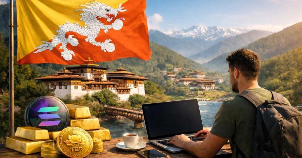 不丹推出Solana數位遊牧簽證!一萬鎂代幣化黃金,可換三年定居權