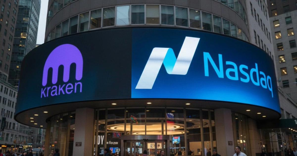 那斯達克攜手Kraken!打造代幣化股票基建,2027上線串接歐洲結算網路