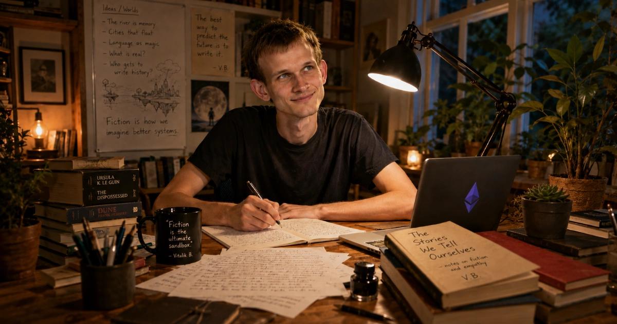 以太坊V神轉寫科幻小說:從DAO探索到AI,一場數位思想實驗開始了