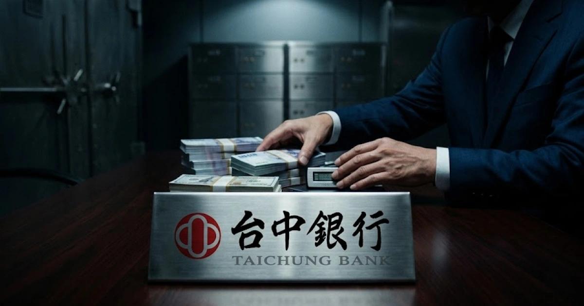 銀行業史上最高罰金!台中銀行高管勾結詐團洗錢,金管會重罰3200萬