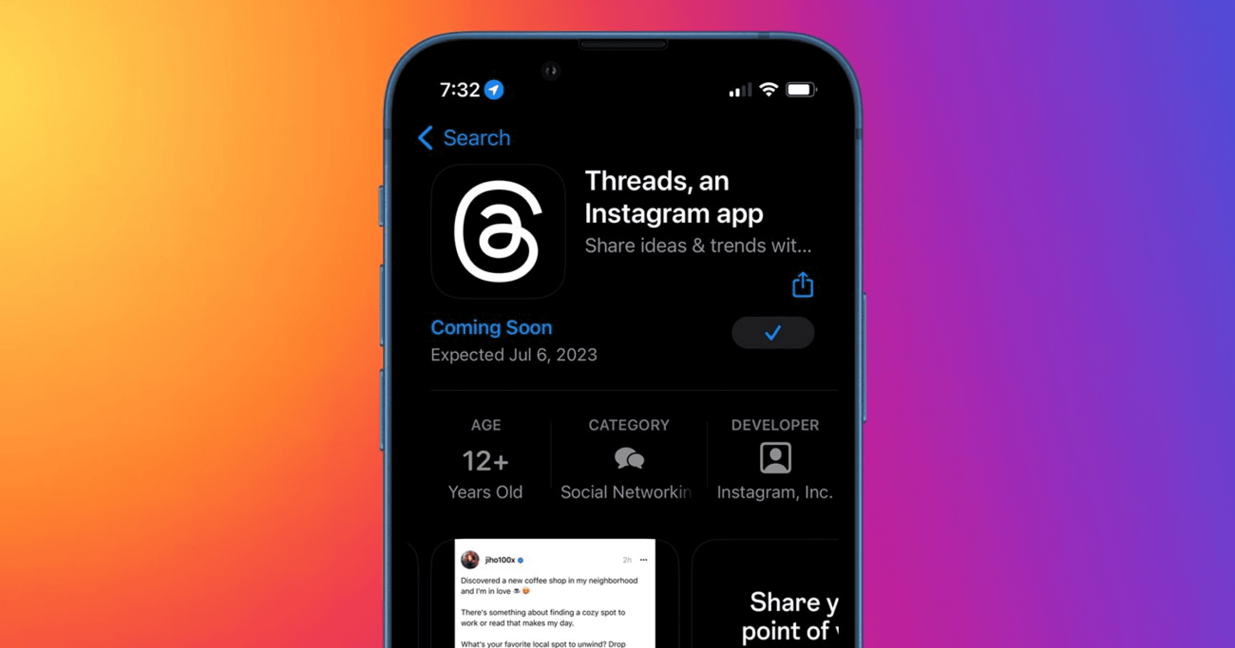 在上線短短兩小時內,文字版 IG「Threads」的下載數就已經超過了 200 萬,這款 APP 究竟有哪些特色?真的有打敗推特的實力嗎?身處幣圈的你,目前可以追蹤哪些大佬?《加密城市》幫你一次整理!推特勁敵Threads上線,3特色一次看!這20大幣圈帳號也一定要追