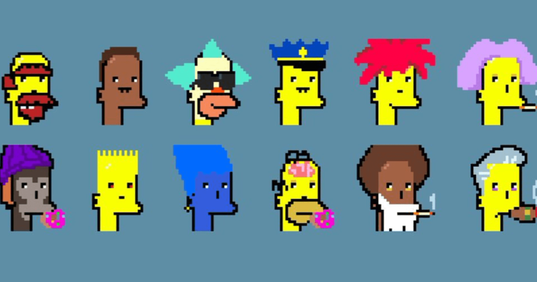 《辛普森家庭》最新集嘲諷NFT。藝術家Sono Rino推出非官方辛普森NFT《Springfield Punks》,模仿CryptoPunks風格,短短4小時在OpenSea交易量突破600以太幣。從 0 元飆到 800 美元!《辛普森 Punks》NFT 突然爆紅,背後原因是什麼?