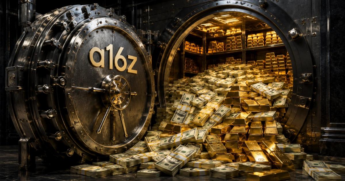 a16z砸22億鎂成立新加密基金!堅信基本面達歷史高點,推動產業走向實用