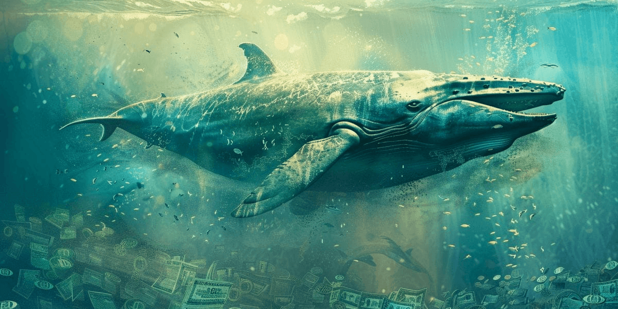 隨著比特幣快速突破 6 萬、7 萬美元關口,加密巨鯨(Crypto Whale),也正積極地交易賺錢。本文整理鏈上分析師 Lookonchain 在近兩週觀察到的數據,讓讀者們一窺部分巨鯨的動向。加密巨鯨也 FOMO!近期狂買「這 5 種幣」,甚至還貸款炒幣?