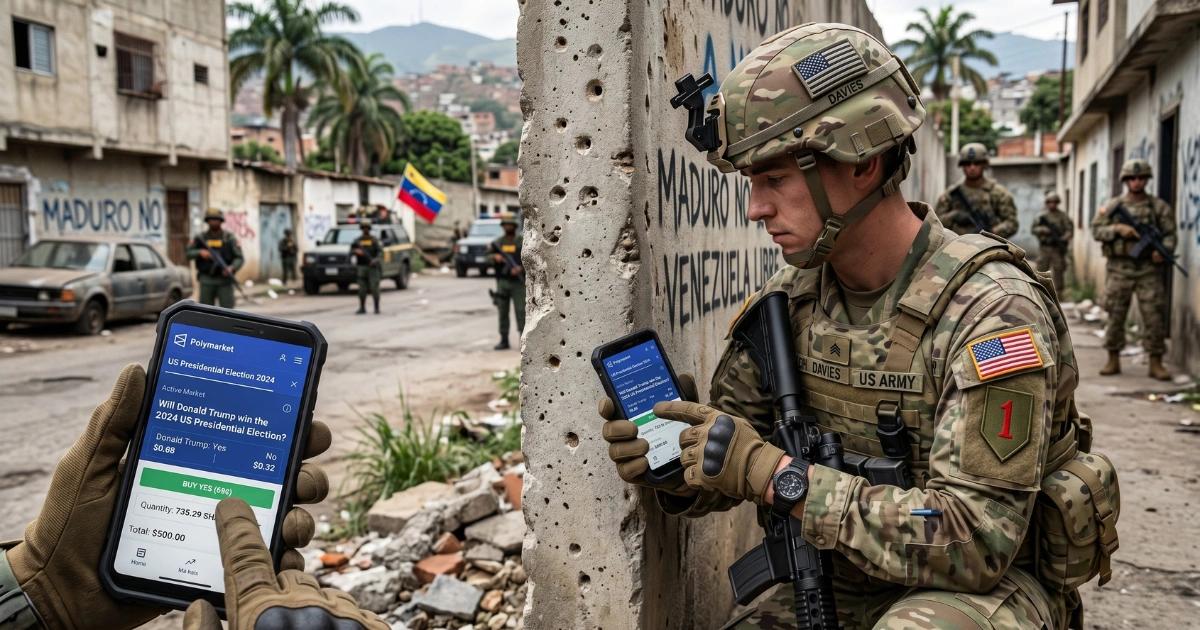 美軍現役士官被抓!涉委內瑞拉行動內線交易,在預測市場海撈40萬鎂|美軍特種部隊士官遭司法部起訴,指其利用參與行動的機密資訊,在 Polymarket 針對拘捕委內瑞拉總統馬杜洛進行內線下注,獲利逾 40 萬美元。